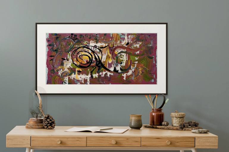 Original Abstract Painting by Mary Ness