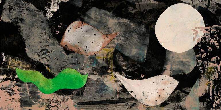 Original Abstract Expressionism Abstract Painting by Mary Ness