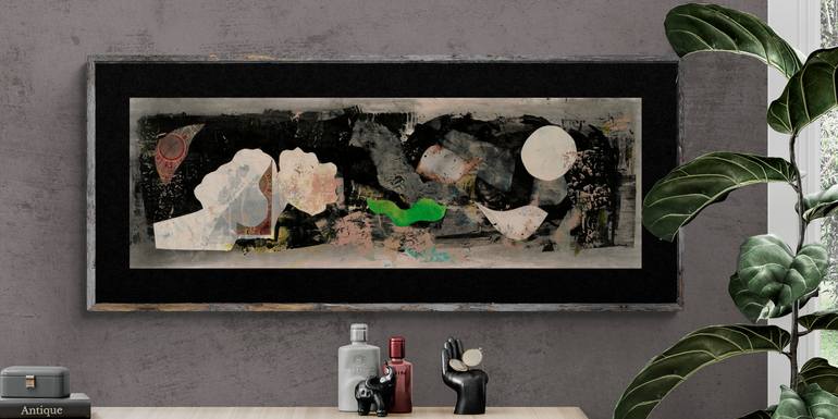 Original Abstract Expressionism Abstract Painting by Mary Ness