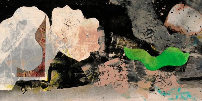 Original Abstract Expressionism Abstract Painting by Mary Ness