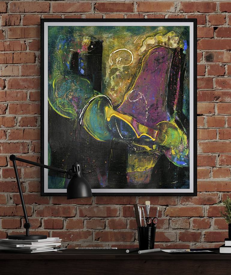 Original Abstract Painting by Mary Ness