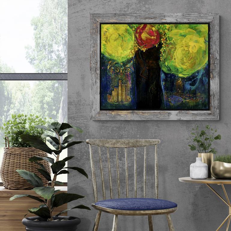 Original Abstract Painting by Mary Ness