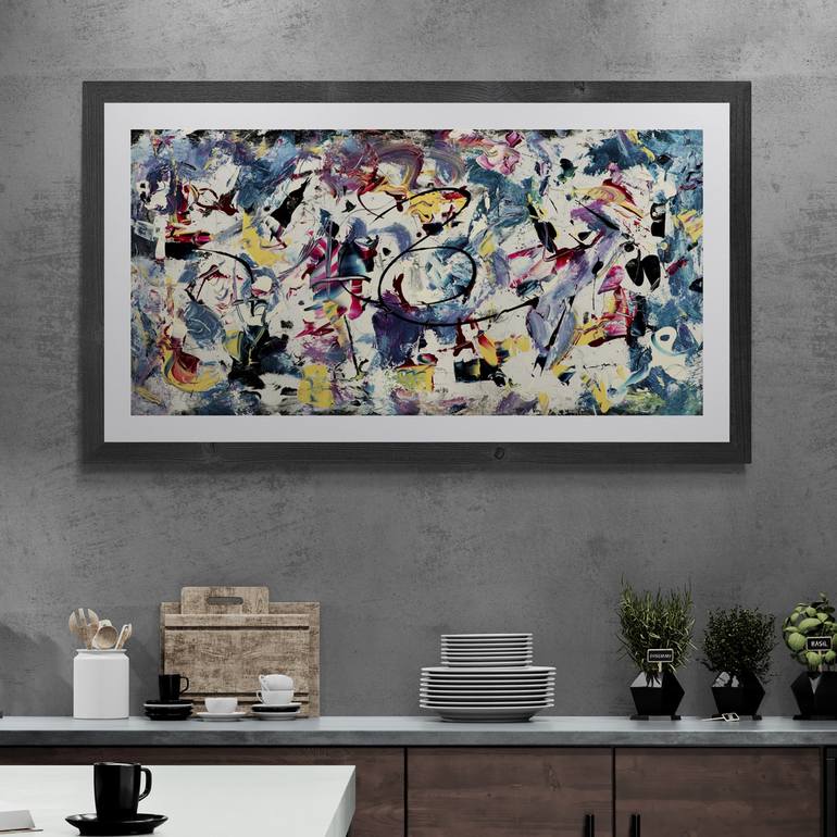 Original Abstract Painting by Mary Ness