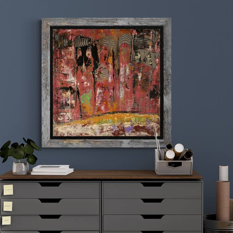 Original Abstract Painting by Mary Ness