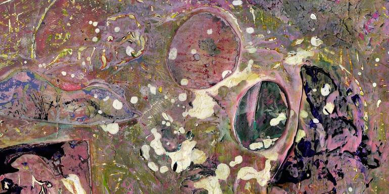 Original Abstract Expressionism Abstract Painting by Mary Ness