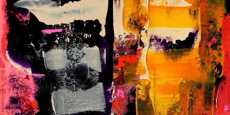 Original Abstract Expressionism Abstract Painting by Mary Ness