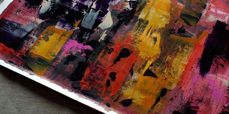 Original Abstract Expressionism Abstract Painting by Mary Ness