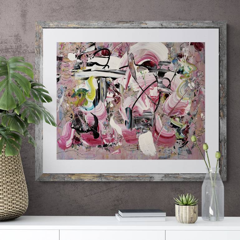 Original Abstract Painting by Mary Ness