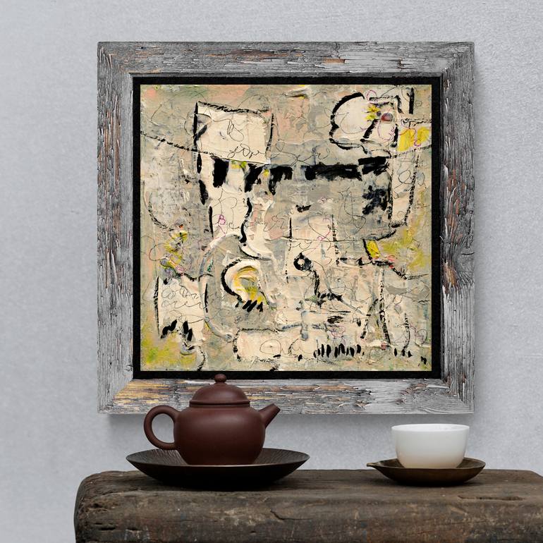 Original Abstract Expressionism Abstract Painting by Mary Ness