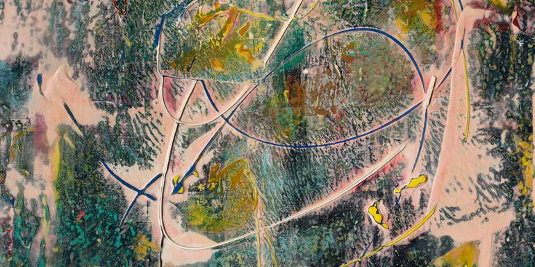 Original Abstract Expressionism Abstract Painting by Mary Ness