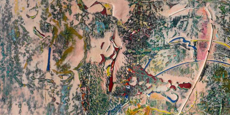 Original Abstract Expressionism Abstract Painting by Mary Ness