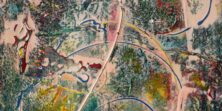 Original Abstract Expressionism Abstract Painting by Mary Ness