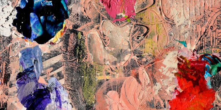 Original Abstract Expressionism Abstract Painting by Mary Ness