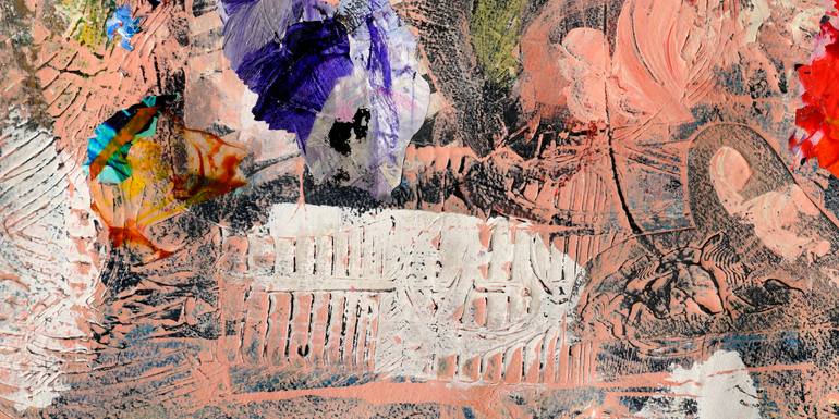 Original Abstract Expressionism Abstract Painting by Mary Ness