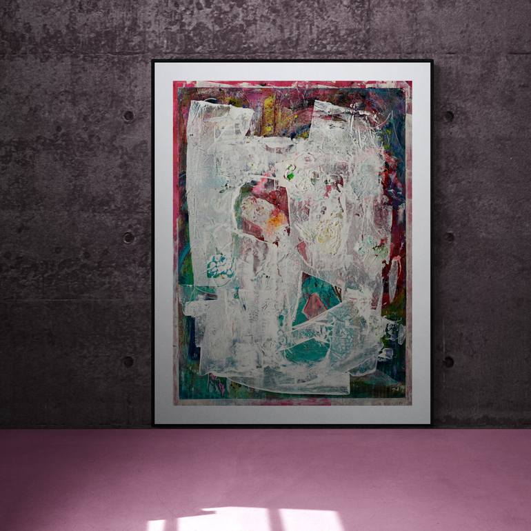 Original Abstract Expressionism Abstract Painting by Mary Ness