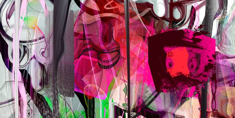 Original Contemporary Abstract Digital by Mary Ness