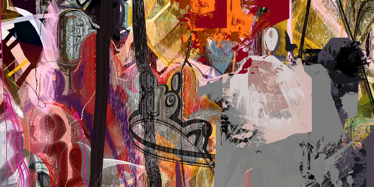 Original Digital Art Abstract Digital by Mary Ness