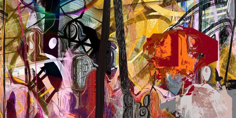 Original Digital Art Abstract Digital by Mary Ness