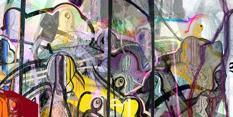 Original Digital Art Abstract Digital by Mary Ness