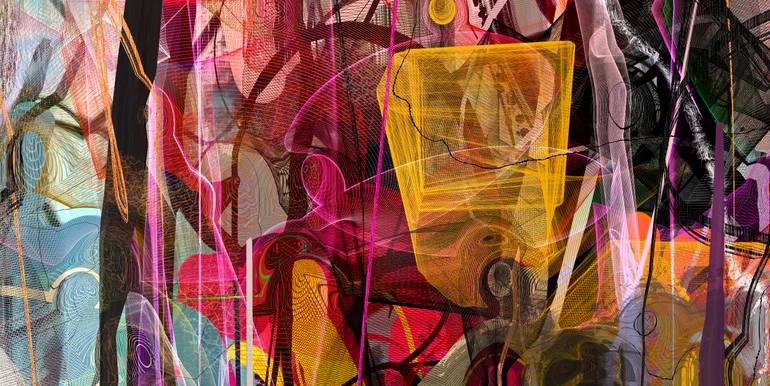 Original Contemporary Abstract Digital by Mary Ness
