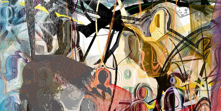 Original Contemporary Abstract Digital by Mary Ness