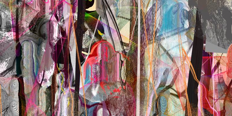 Original Contemporary Abstract Digital by Mary Ness