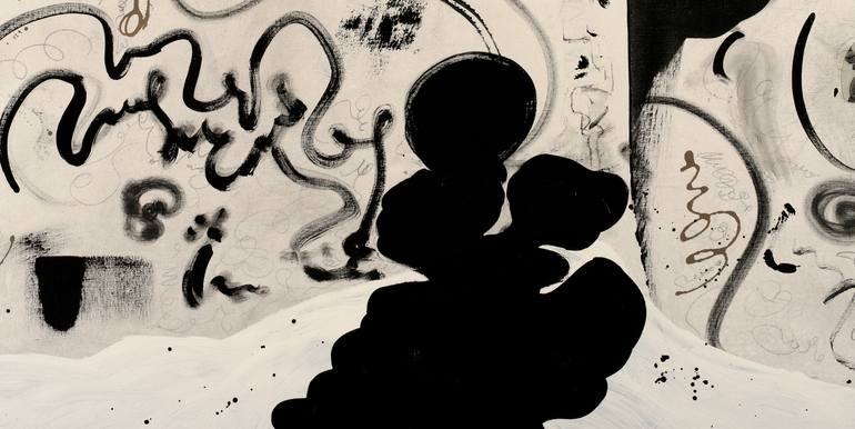 Original Abstract Expressionism Abstract Mixed Media by Mary Ness