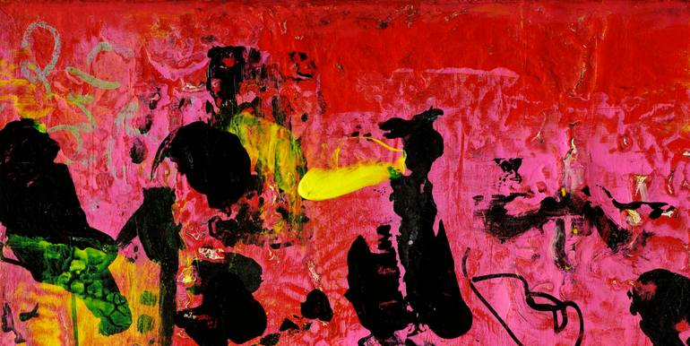 Original Abstract Expressionism Abstract Painting by Mary Ness