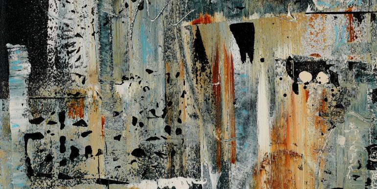 Original Abstract Expressionism Abstract Painting by Mary Ness