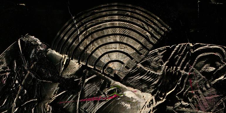 Original Abstract Expressionism Abstract Painting by Mary Ness