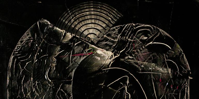 Original Abstract Expressionism Abstract Painting by Mary Ness