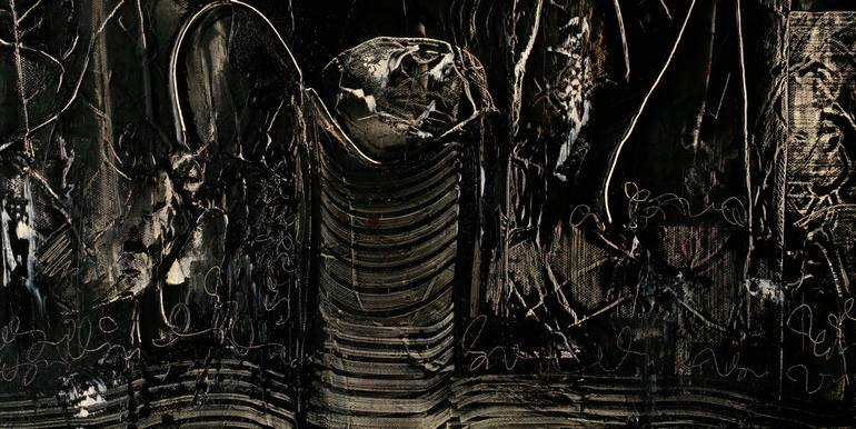 Original Abstract Expressionism Abstract Painting by Mary Ness