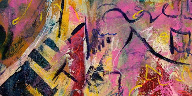 Original Abstract Expressionism Abstract Painting by Mary Ness