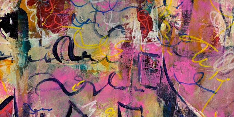 Original Abstract Expressionism Abstract Painting by Mary Ness