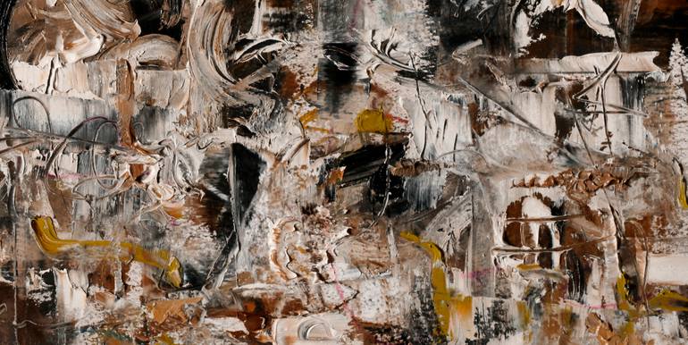 Original Abstract Expressionism Abstract Painting by Mary Ness