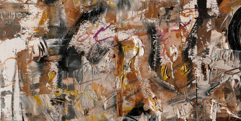 Original Abstract Expressionism Abstract Painting by Mary Ness