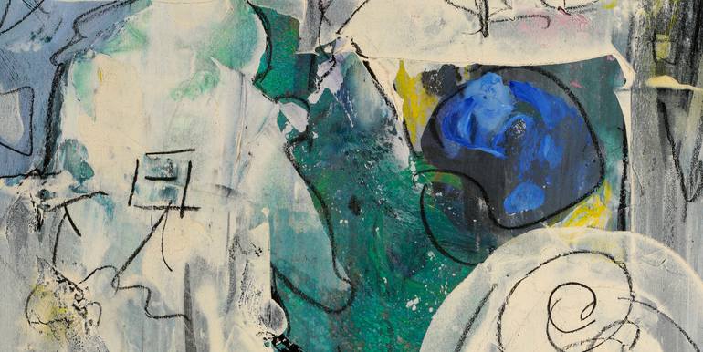 Original Abstract Expressionism Abstract Painting by Mary Ness