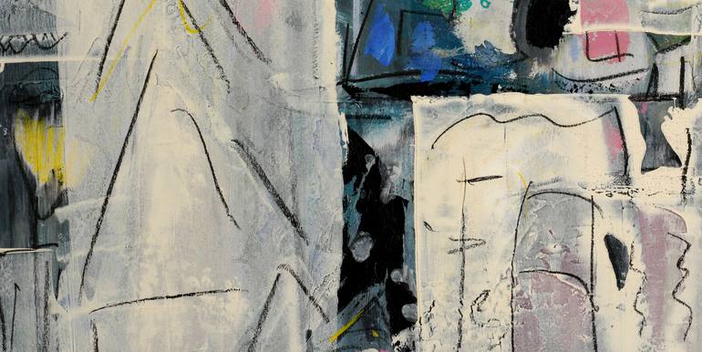 Original Abstract Expressionism Abstract Painting by Mary Ness