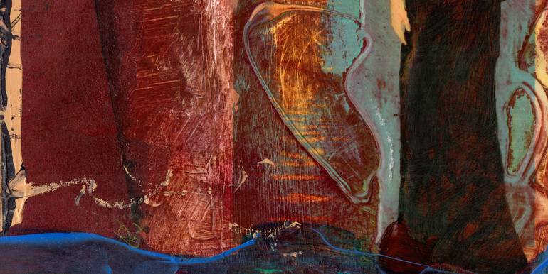 Original Art Nouveau Women Mixed Media by Mary Ness