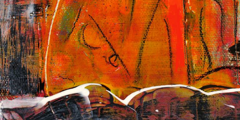 Original Abstract Expressionism Home Painting by Mary Ness