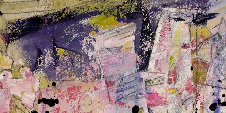 Original Abstract Expressionism Abstract Painting by Mary Ness