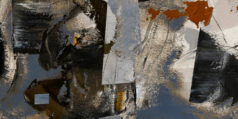 Original Abstract Expressionism Abstract Mixed Media by Mary Ness