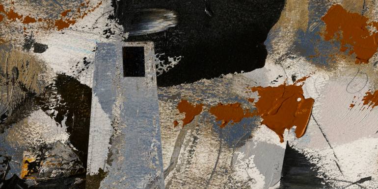 Original Abstract Expressionism Abstract Mixed Media by Mary Ness