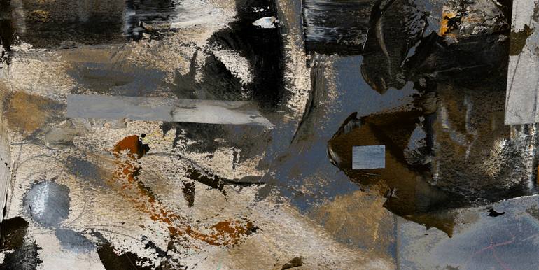 Original Abstract Expressionism Abstract Mixed Media by Mary Ness