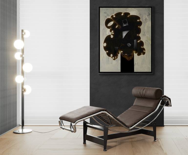 Original Abstract Expressionism Abstract Mixed Media by Mary Ness