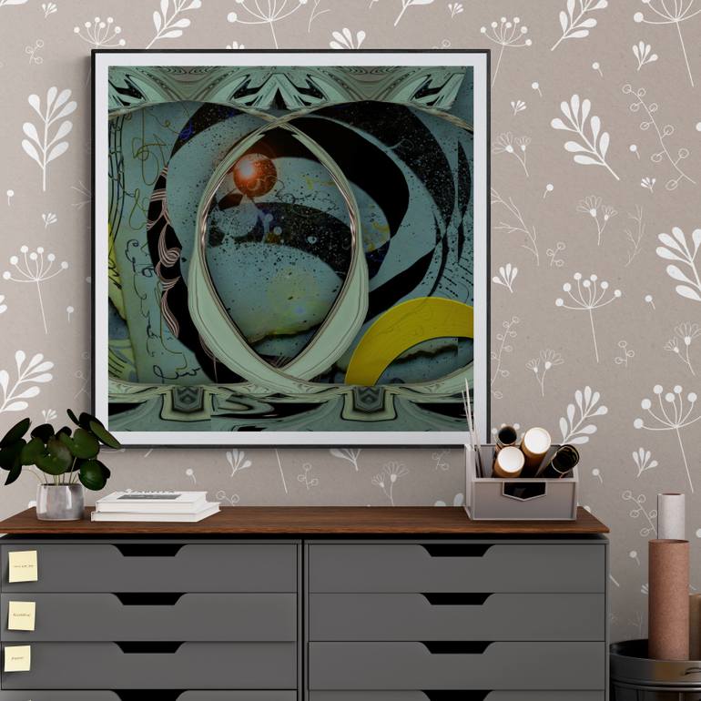 Original Contemporary Abstract Digital by Mary Ness