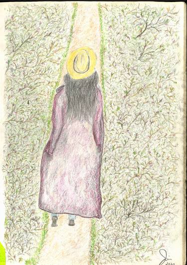 Print of Folk Women Drawings by Jim Killon