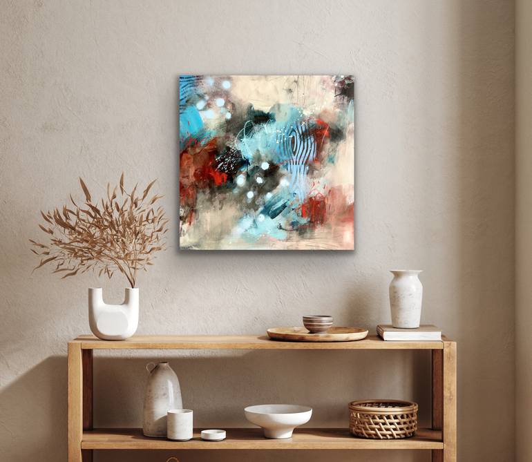 Original Abstract Expressionism Abstract Painting by Marija Constantinou