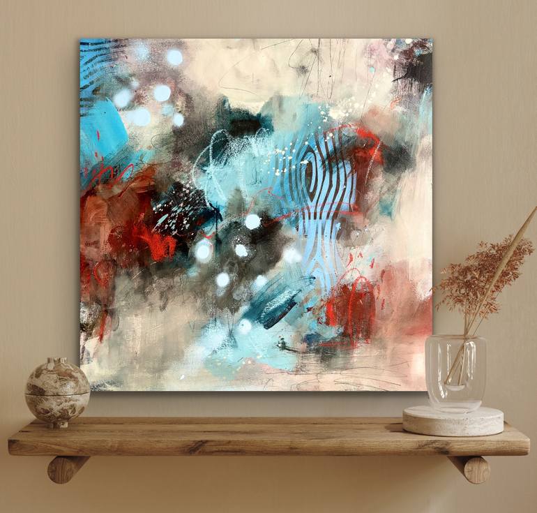 Original Abstract Expressionism Abstract Painting by Marija Constantinou