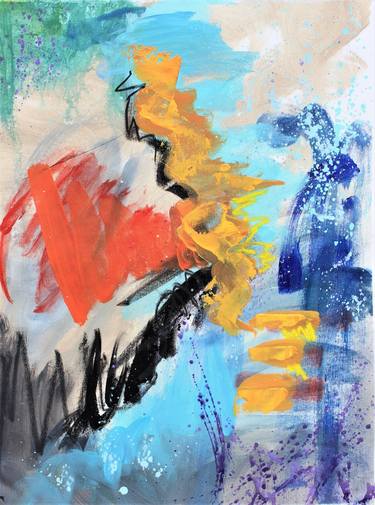 Print of Abstract Expressionism Abstract Paintings by Marija Constantinou